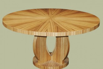 600x475px 7 Stunning Zebra Wood Dining Table Picture in Furniture