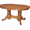 amish dining room tables , 7 Outstanding Double Pedestal Dining Tables In Furniture Category