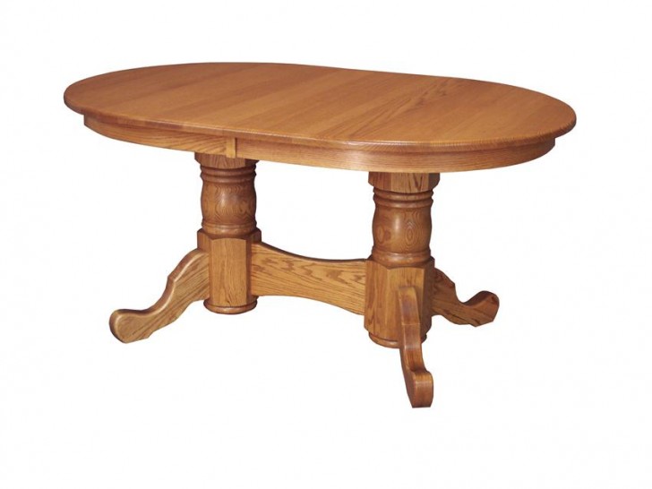 Furniture , 7 Outstanding Double Pedestal Dining Tables : Amish Dining Room Tables