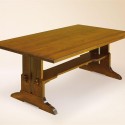 amish dining room tables , 7 Charming Trestle Dining Table Plans In Furniture Category