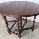 Furniture , 8 Unique Oval Drop Leaf Dining Table : barley twist dining table