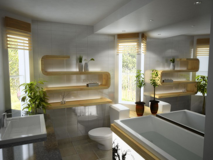 Bathroom , 7 Popular Interior Design Ideas for Bathrooms : Bathroom Design