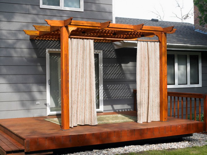 Homes , 8 Top Outdoor curtains for pergola :  Blackout Curtains