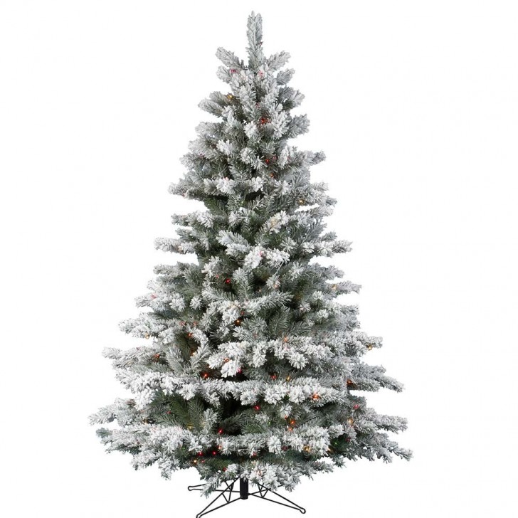 Others , 7 Cool Flocked christmas tree : Christmas Tree Vickerman Flocked Aspen