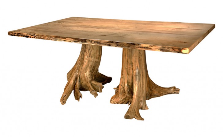 Furniture , 7 Amazing Tree Stump Dining Table : Dining Room Kitchen
