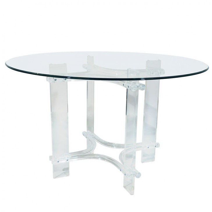 Furniture , 7 Charming Lucite Dining Table : Dining Table