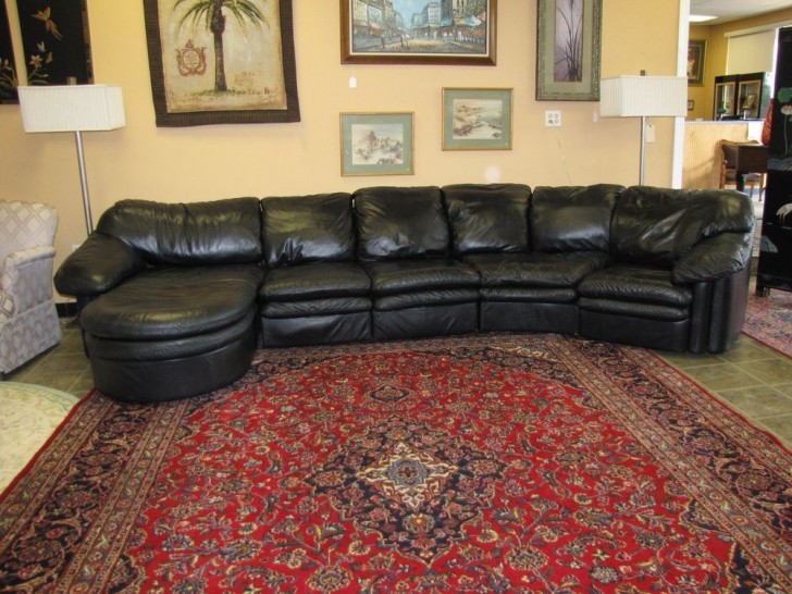 Furniture , 7 Nice Navy blue sectional sofa :  Furniture Stores