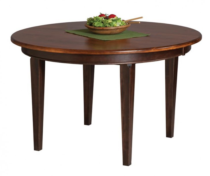 Furniture , 7 Top Amish Round Dining Table : Kitchen Dining Amish Dining Room