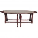 Furniture , 8 Unique Oval Drop Leaf Dining Table : leaf Hunt Dining Table