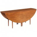 Furniture , 8 Unique Oval Drop Leaf Dining Table : leaf dining table