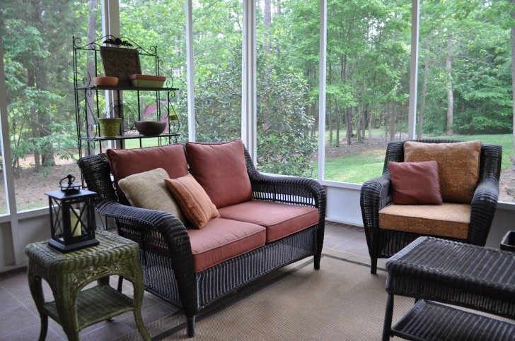 Living Room , 7 Excellent Screened porch furniture :  Patio Furniture