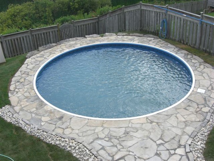 Others , 8 Perfect Small inground swimming pools : Photo Gallery Of Small Semi Inground Swimming Pools