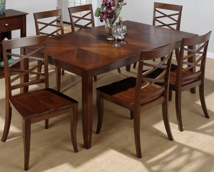 Dining Room , 8 Charming Expandable Dining Table Set : Piece Expandable Dining Set