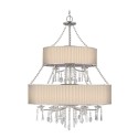 Lightning , 8 Stunning Drum shade chandelier : reflect selected features