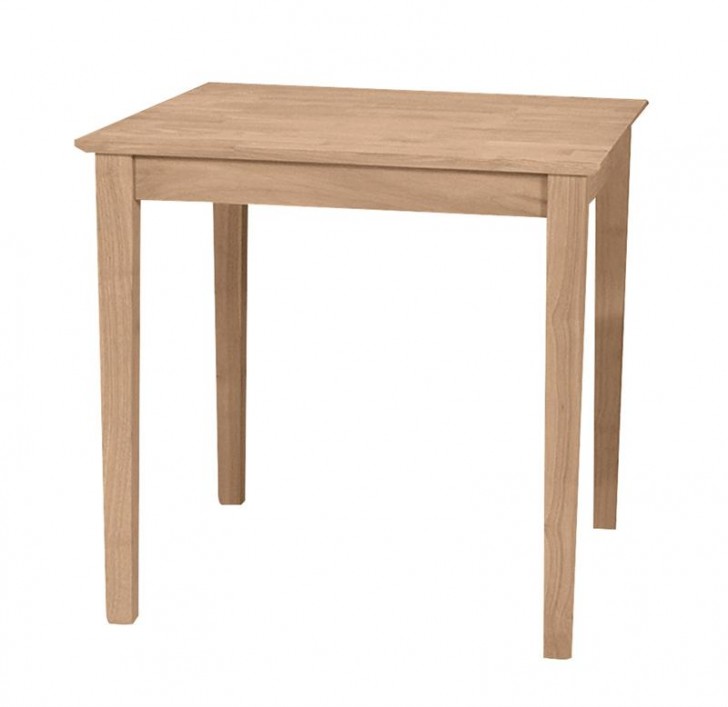 Furniture , 7 Awesome Unfinished Dining Room Tables : Shaker Table