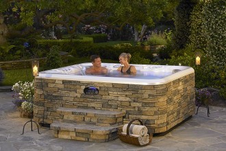 800x596px 6 Nice Hot Tub Surrounds Picture in Bathroom