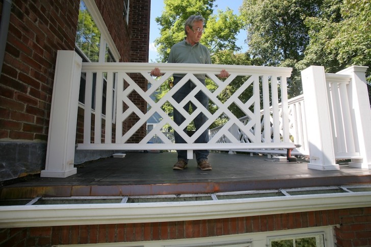 Homes , 7 Outstanding Chippendale Railing :  Stainless Steel Railing