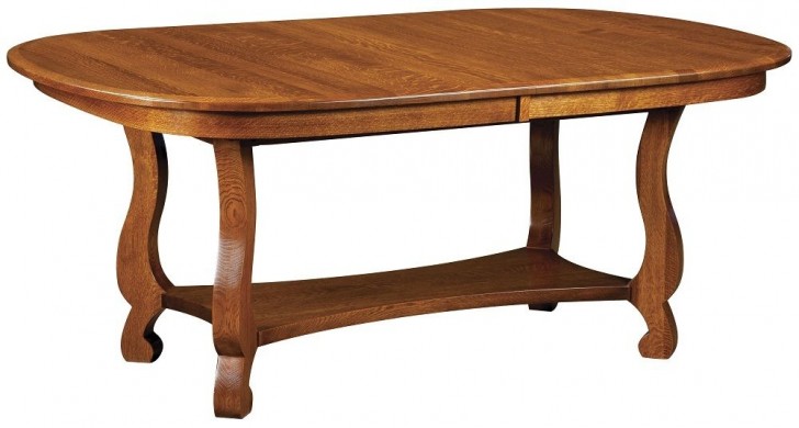 Furniture , 7 Nice Solid Wood Trestle Dining Table : Table Design Is Simple