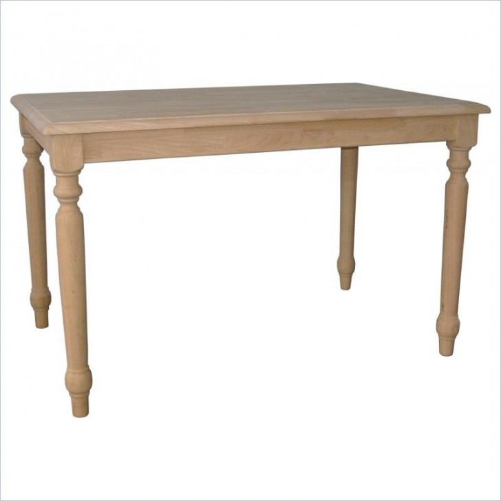 Furniture , 7 Outstanding Unfinished Dining Table Legs : unfinished casual dining table