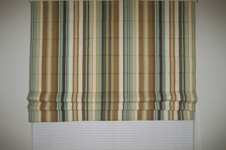 640x480px 7 Superb Striped Roman Shades Picture in Interior Design