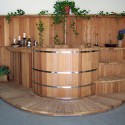 wood hot tub surrounds wood , 6 Nice Hot Tub Surrounds In Bathroom Category
