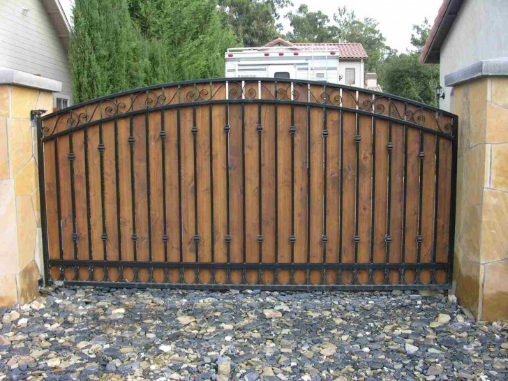 Others , 8 Awesome Driveway gate designs :  Wrought Iron Doors