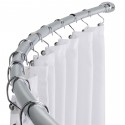  Adjustable Curved Shower Curtain Rod , 8 Cool Curved Curtain Rod In Bathroom Category