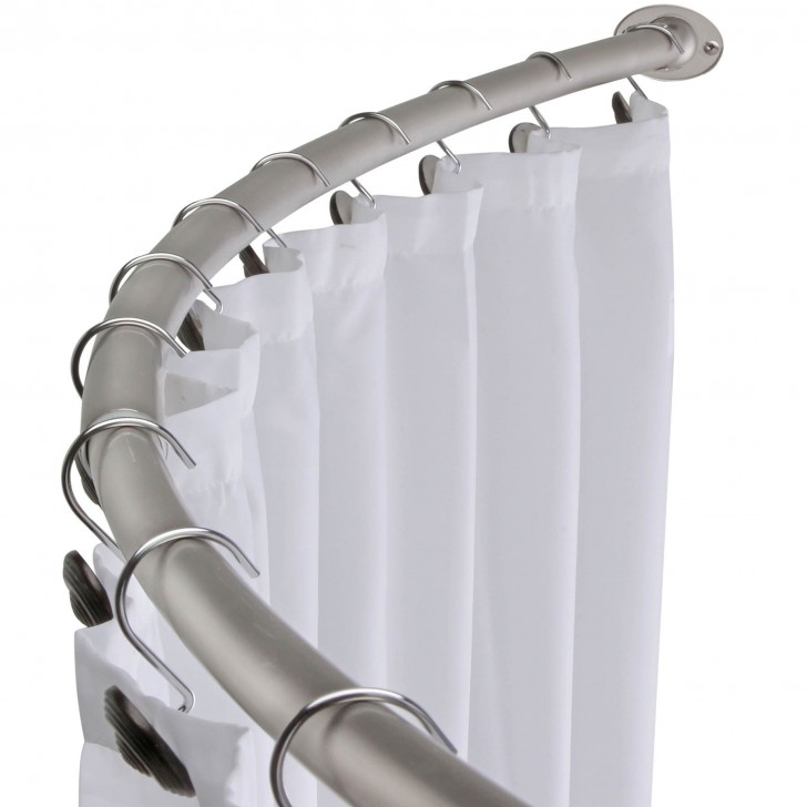 Others , 7 Good Curved shower curtain rod : Adjustable Curved Shower Curtain Rod