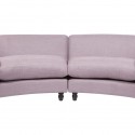 Astoria Upholstered Small Curved Sofa , 7 Nice Curved Couches In Furniture Category