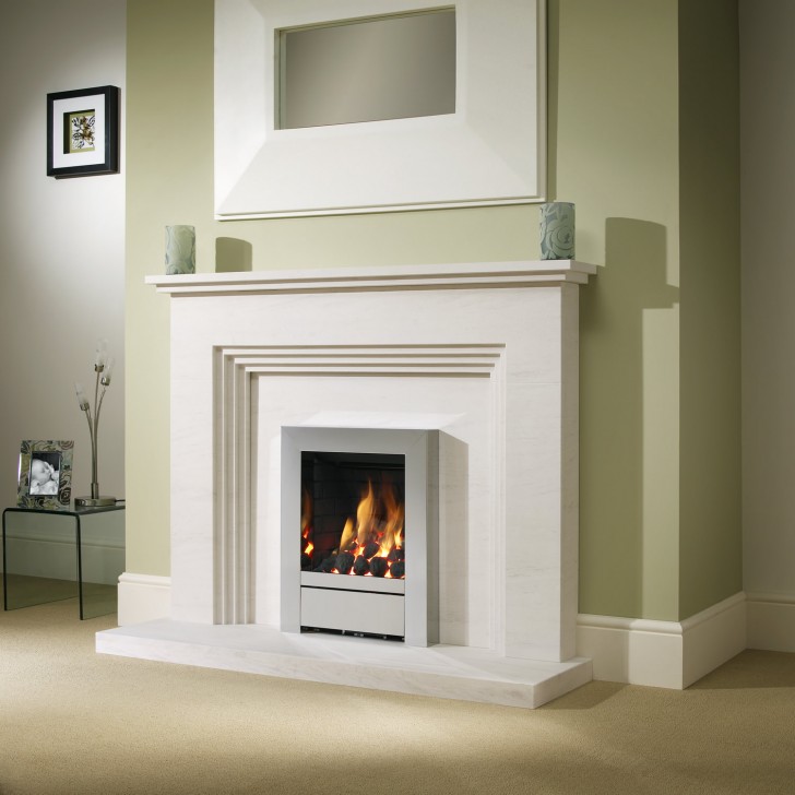 Others , 7 Stunning Modern fireplace surrounds : Be Modern Othello Limestone Fireplace