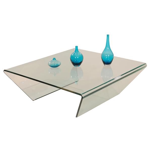 Furniture , 6 Hottest Bent glass coffee table : Bent Glass Coffee Table
