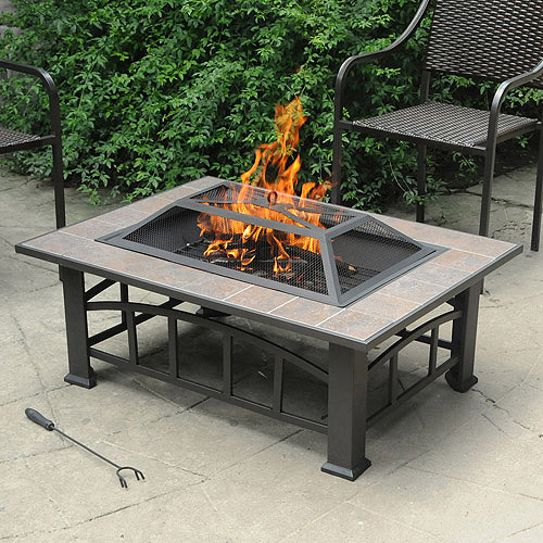 Others , 6 Ultimate Rectangular Fire Pit : Brownish Bronze