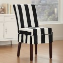 Cabana Ebony Dining Chair Slipcover , 8 Stunning Dining Chair Slipcovers In Furniture Category