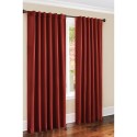 Canopy Faux Silk Lined Curtain Panel Crimson Red , 8 Charming Lined Curtain Panels In Others Category