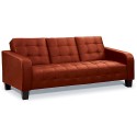 Central Park Convertible Sofa Bed , 7 Gorgeous Saddle Leather Sofa In Furniture Category