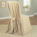 Classic Slipcovers Cotton Velvet Dining Chair , 8 Stunning Dining Chair Slipcovers In Furniture Category