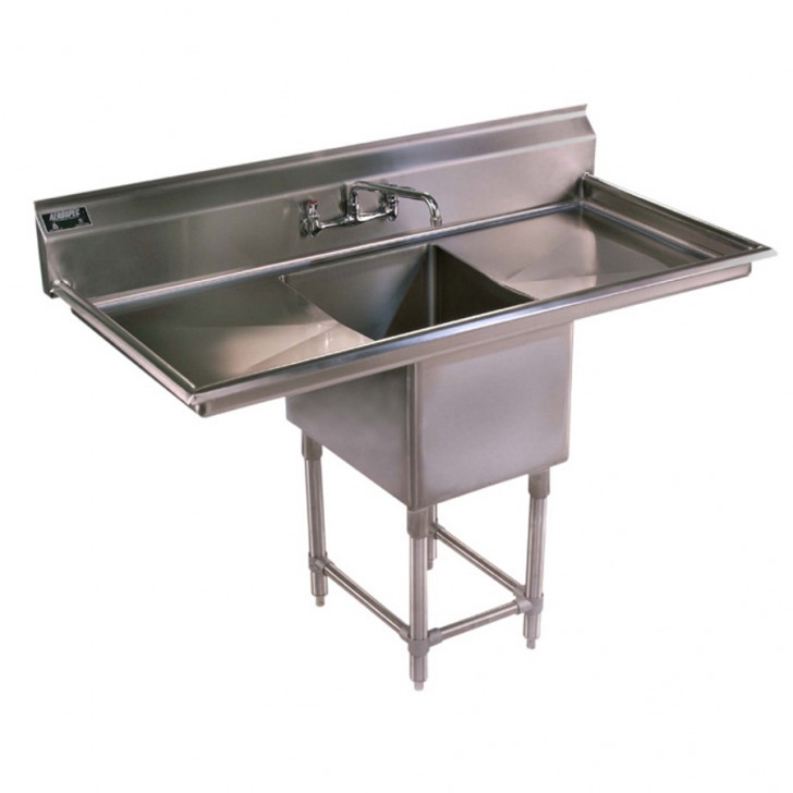 Kitchen , 7 Top Slop sink : Compartment Utility Sink