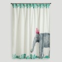 Crowned Elephant Shower Curtain , 7 Cool Elephant Shower Curtain In Others Category