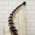 Bathroom , 8 Top Curved shower curtain rod : Curved Shower Curtain Rod