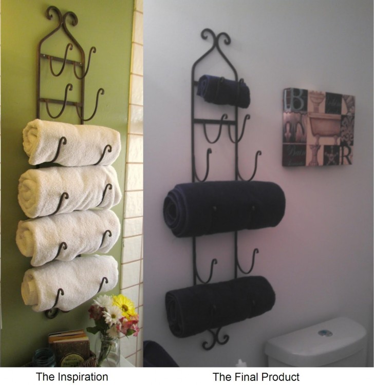 Bathroom , 4 Excellent Bathroom towel rack ideas : Designs For Elegant Bathroom