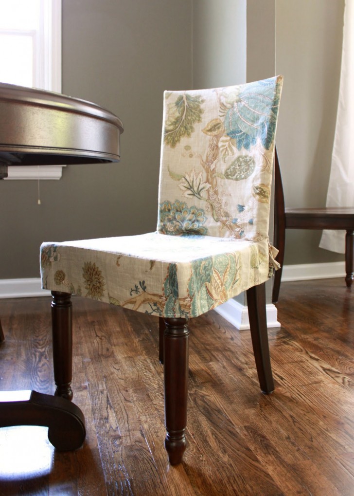 Furniture , 8 Stunning Dining chair slipcovers : Dining Chair Slipcover