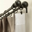 Others , 7 Popular Curtain rod finials : Double Curtain Rod Set