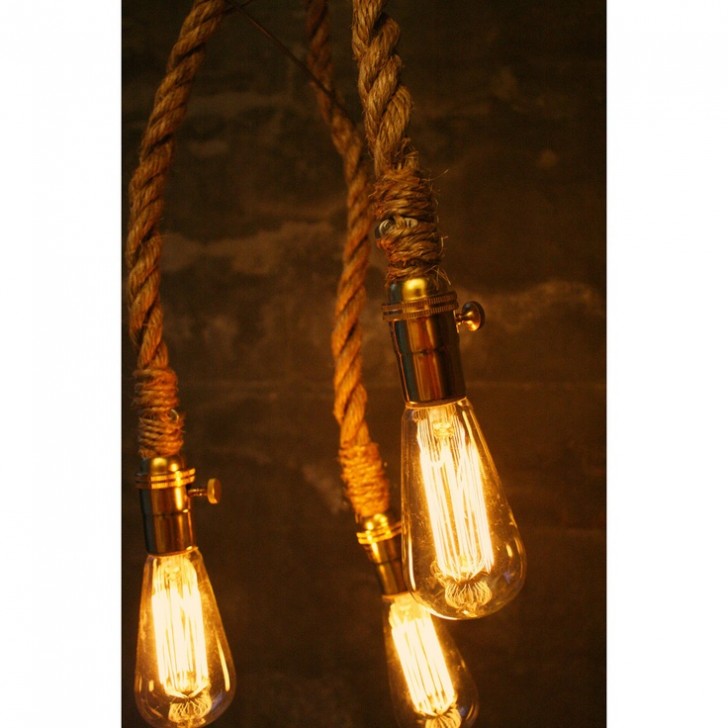 Lightning , 7 Awesome Edison bulb chandelier : Edison Bulb Rope