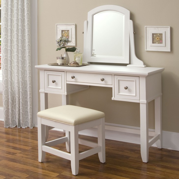 Furniture , 7 Hottest Mirrored vanity table : Home Naples Vanity Table