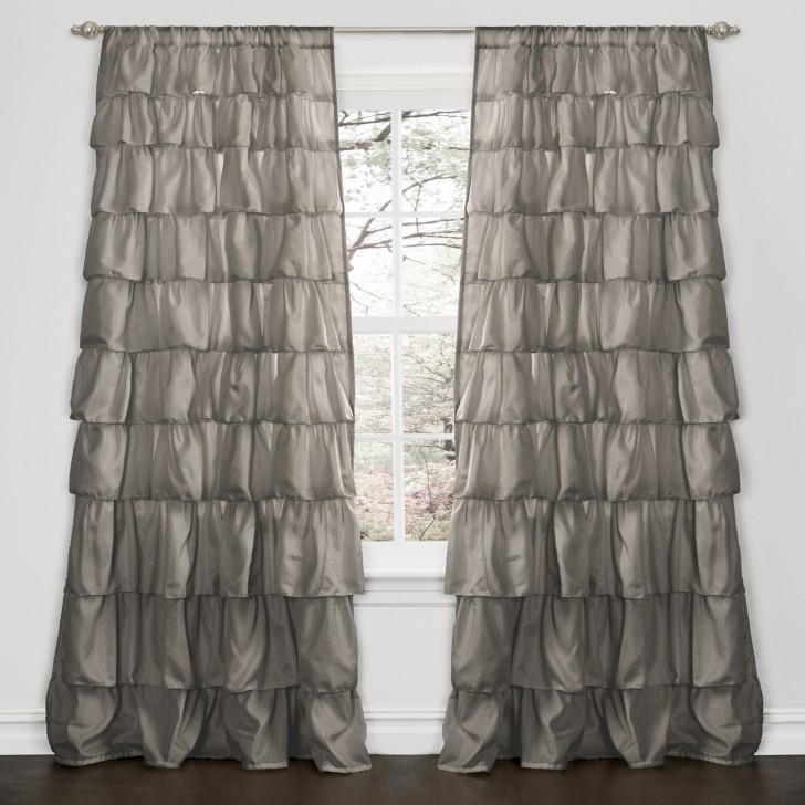 Others , 7 Superb Ruffle curtain panel : Home Window Treatments Curtains
