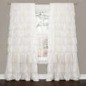 Ivory Ruffle Window Curtain Panel , 7 Superb Ruffle Curtain Panel In Others Category