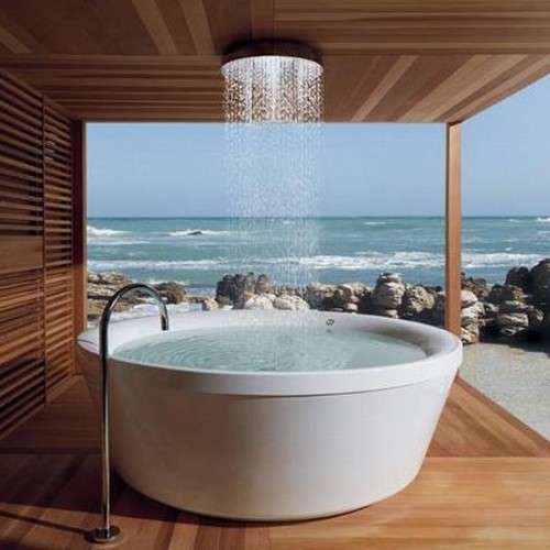 Bathroom , 6 Amazing Japanese soaker tub : Japanese Soaking Tub Models For Relaxation