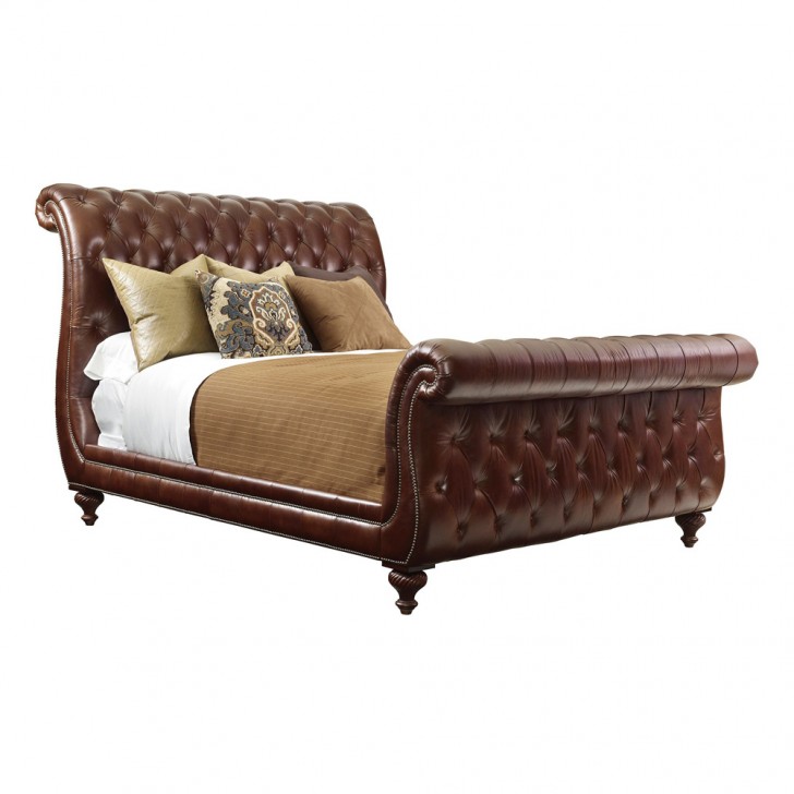 Bedroom , 7 Superb Tufted sleigh bed : King Tufted Sleigh Bed