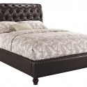 King Tufted Upholstered Sleigh Bed , 7 Superb Tufted Sleigh Bed In Bedroom Category