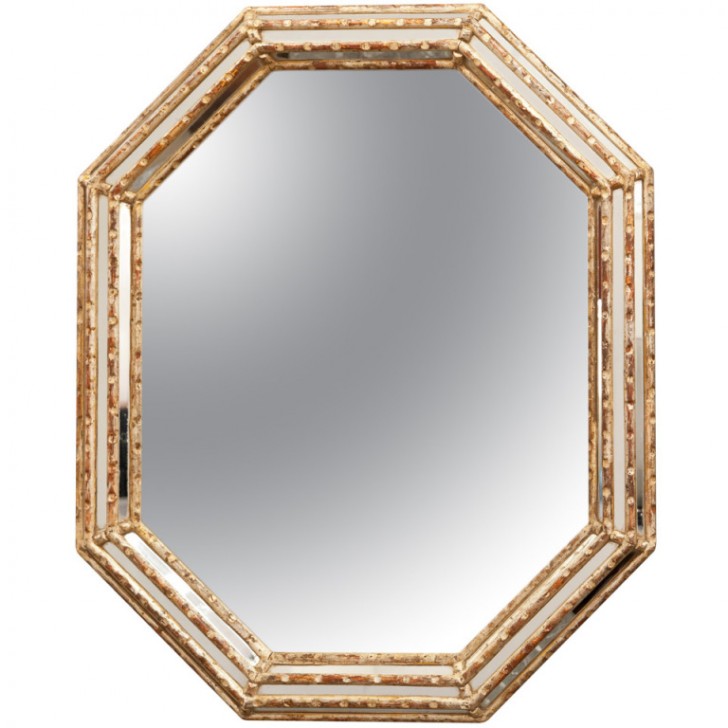 Others , 6 Gorgeous Octagonal mirror : Leafed Octagonal Mirror